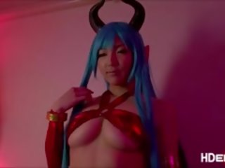 Sexy Demon Cosplay And Soldier Fuck